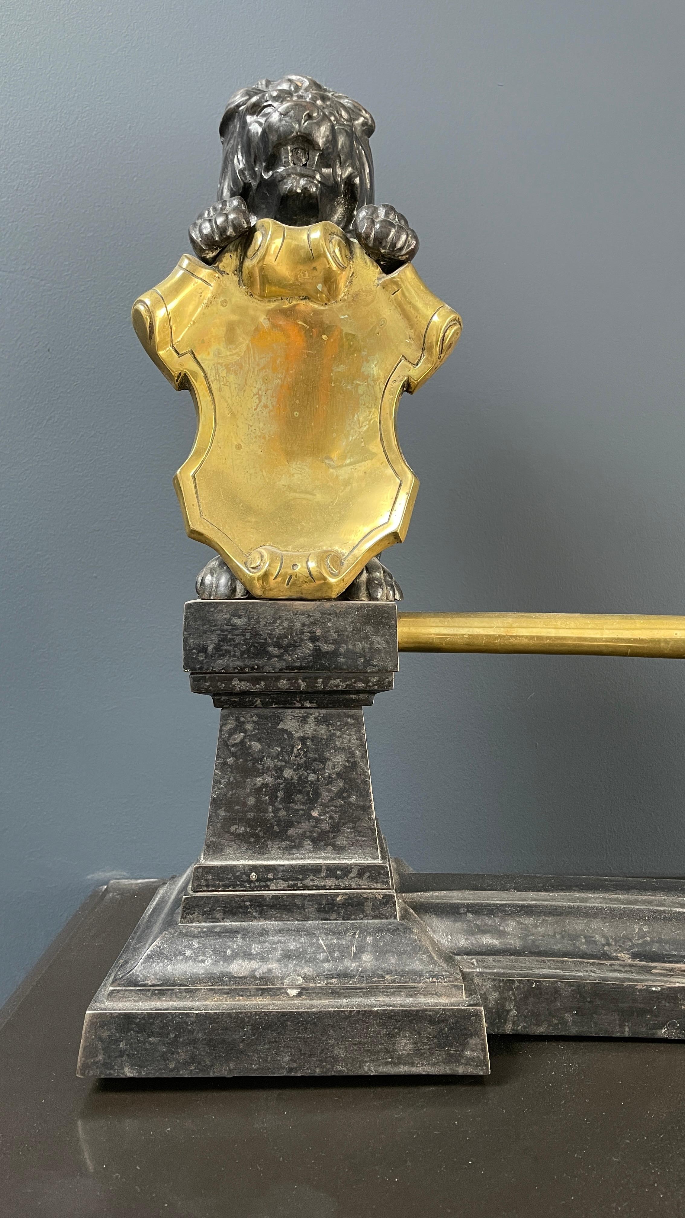 19th Century Luxury French Antique Fireplace Fender For Sale