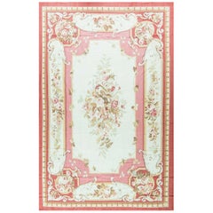 Luxury French Aubusson Renaissance Flatweave Beige / Peach Rug 11'10" x 18'