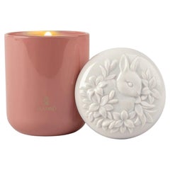 Luxury Hand-Etched Porcelain Scented Candle - Year of the Rabbit Sweet Memories