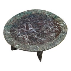 Luxus Handcrafted Natural Marble Purple Resin Low Table Minerals, Carla Baz