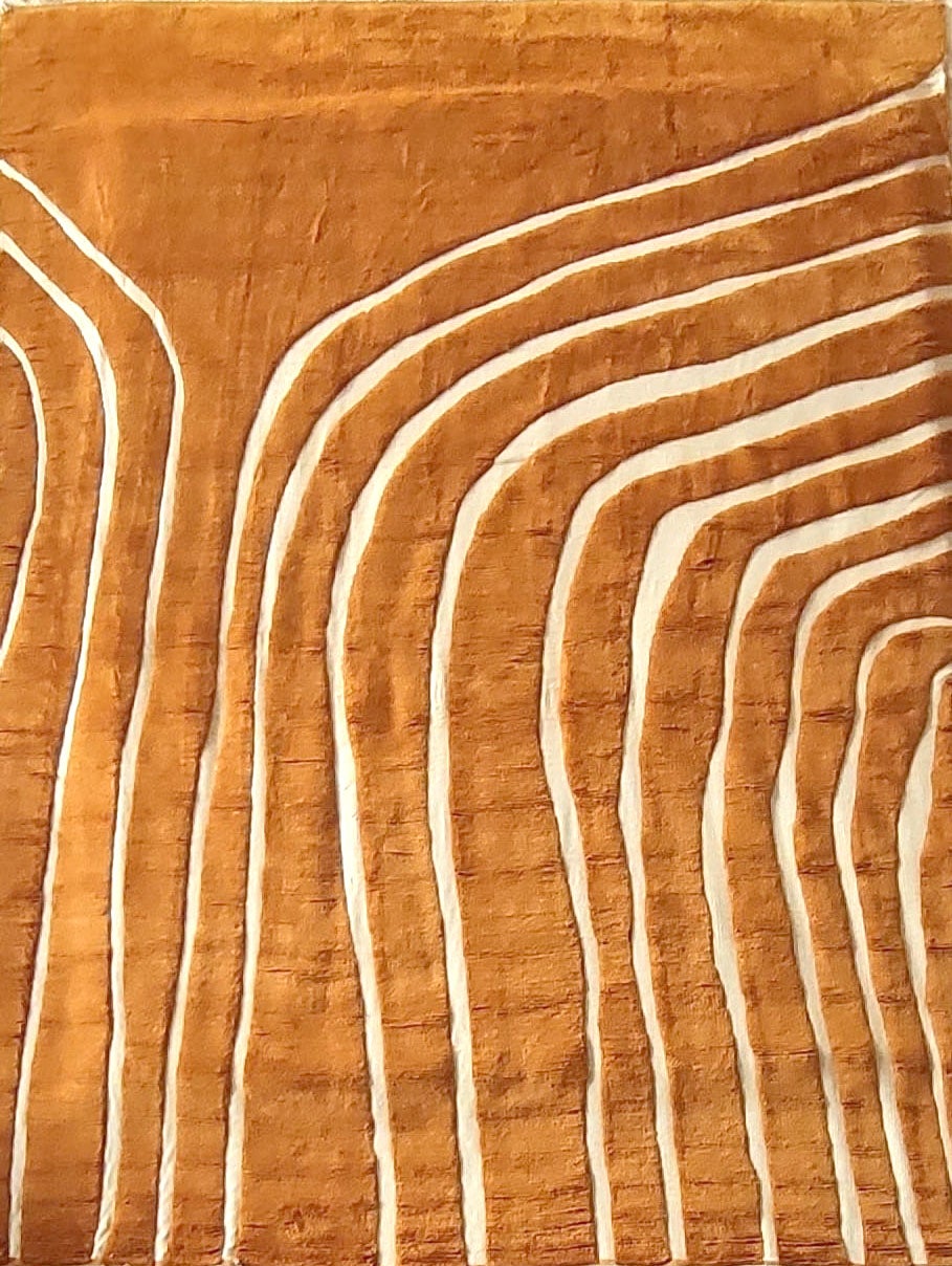 LUXURY HANDMADE AREA RUG, ART II DESIGN 8 x 10 Ft