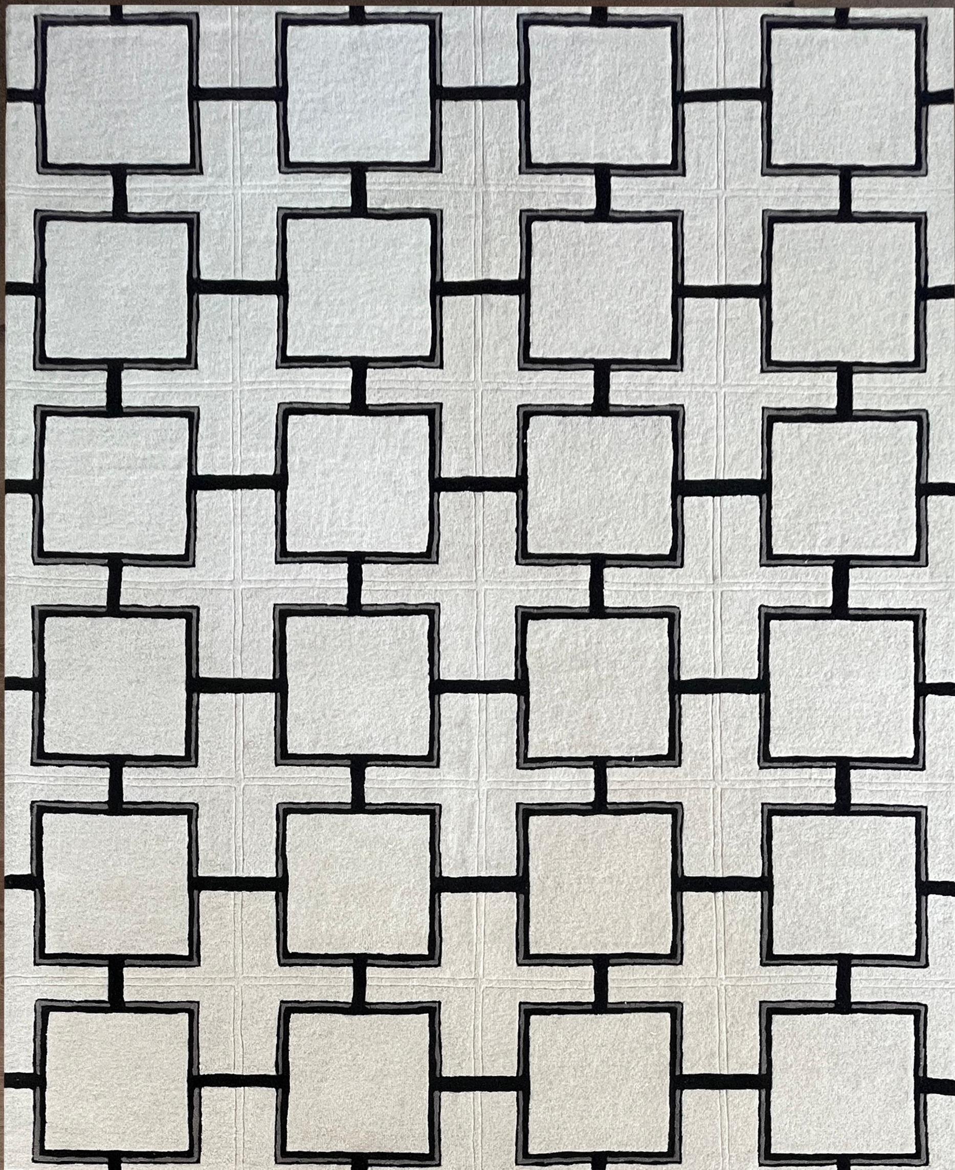 Luxus-Teppichboden, Kio Design, NZ Wolle, 8 x 10 Ft im Angebot 1