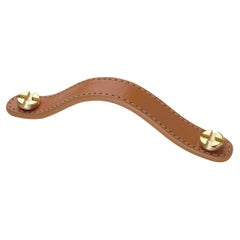 Luxury Handmade Pull Handle, Various Leather Colors Finishes Belt Shape