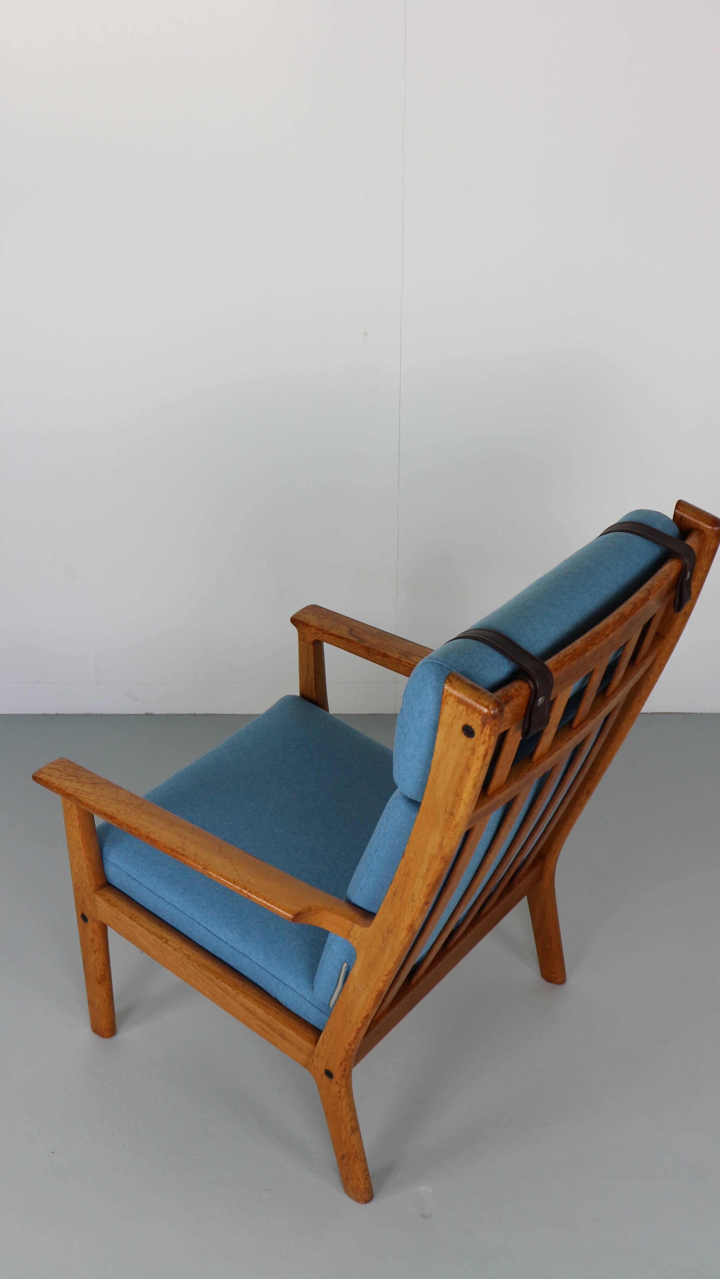 Luxury Hans Wegner GE-265 High Back Lounge Chair 5