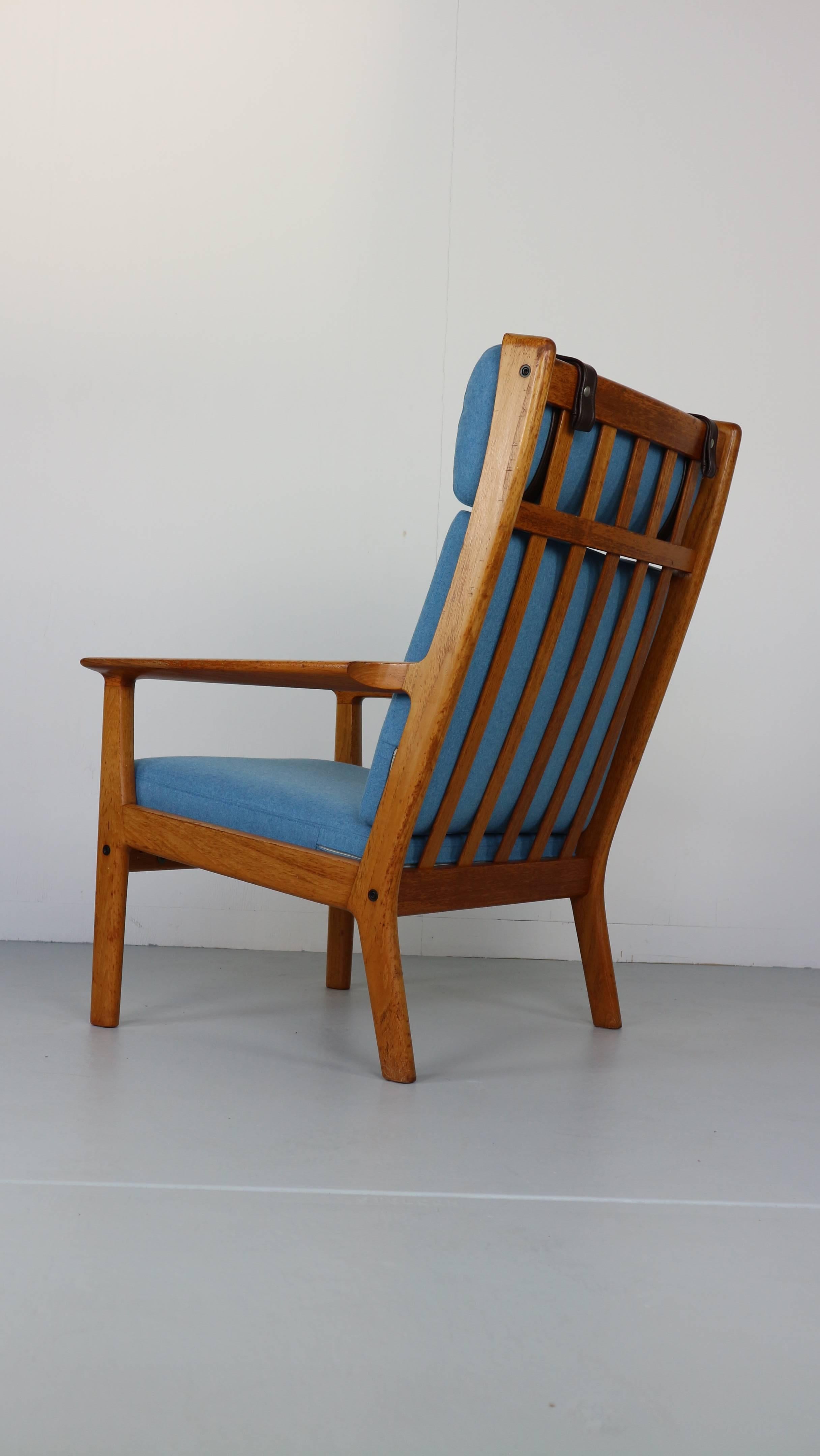 Luxury Hans Wegner GE-265 High Back Lounge Chair 6