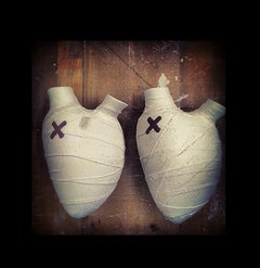 Vase de luxe n° 37 « Love Hurts ». Porcelaine. Conception et fabrication artisanales en Italie.
