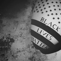 Luxury Vase #BLM Black Lives Matter". Porcelain. Handmade in Italy. Wall decor