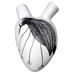 Luxus-Vase #23 "Stieglitz". Porzellan. Handgefertigtes Design und Handwerk in Italien. 2020