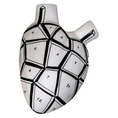 Luxury Vase #55 „Abstract““. Porzellan. Handgefertigtes Design und Handwerk in Italien. 2020.