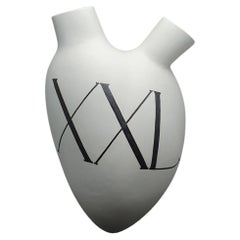 Luxus luxuriöse Vase #9 „XXL“. Porzellan. Handgefertigtes Design und handgefertigt in Italien. 2020.