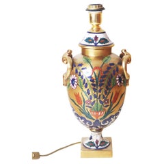 Luxury Hollywood Regency Table Lamp from Ceramiche Batignani Firenze Italy