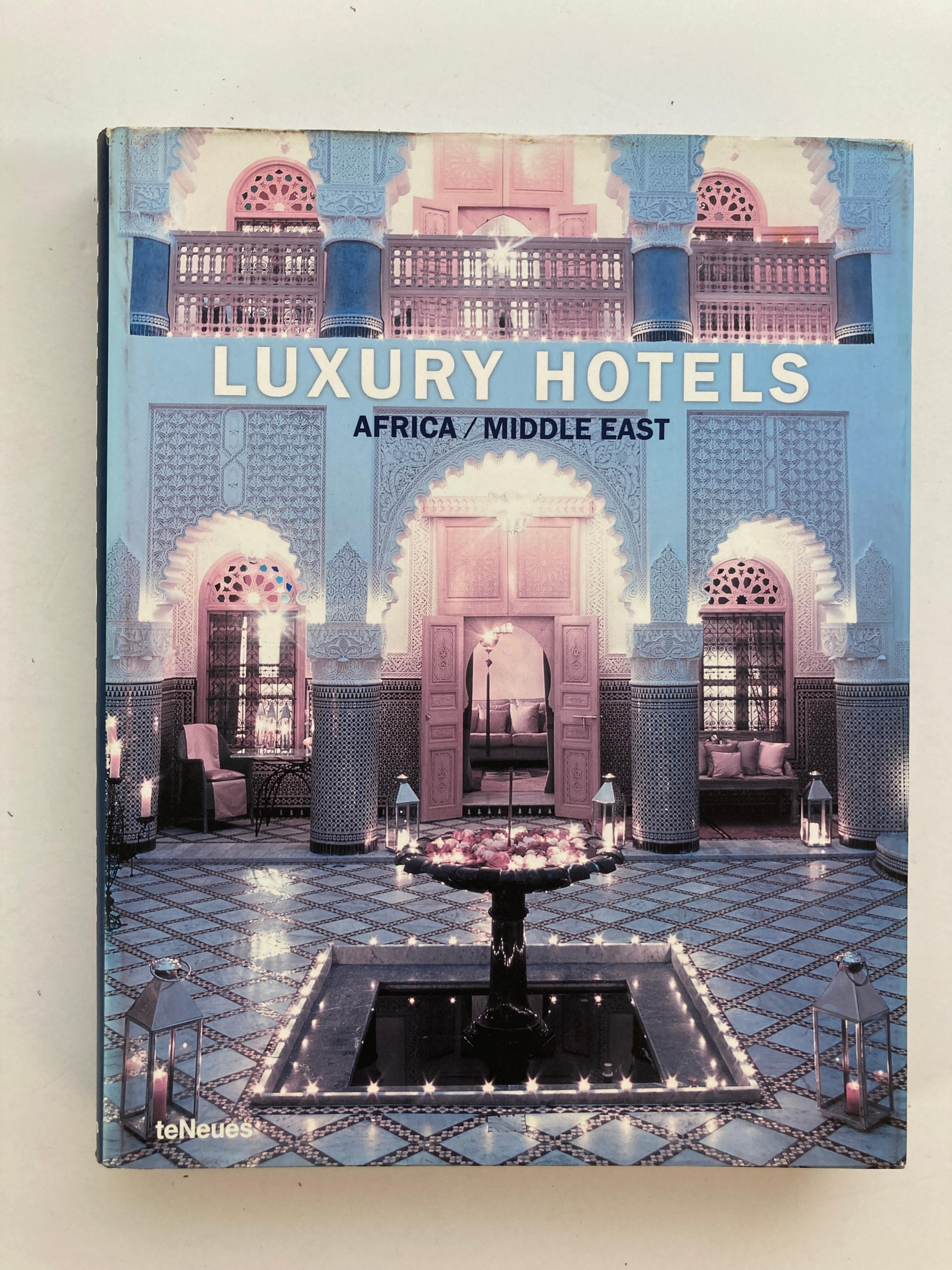 Luxury Hotels Africa Middle East Hardcover - September 15, 2005
by Martin Nicholas Kunz (Author)
This volume of teNeues?s series in luxury hotels around the world takes the reader to hotels in Africa and the Middle East. Let your fantasy take