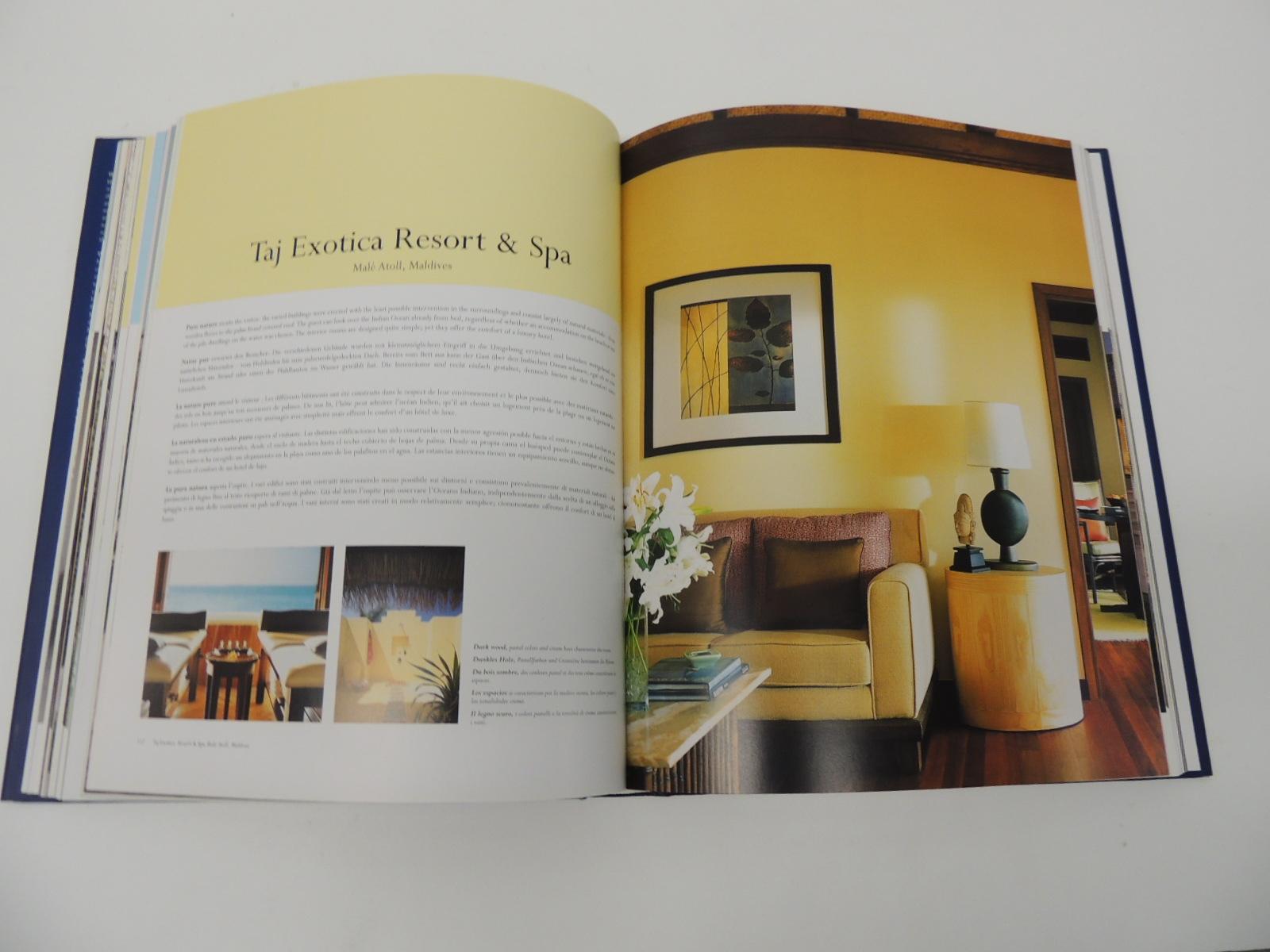 Italian Luxury Hotels Beach Resorts Decorating Hardcover Book by Tenues