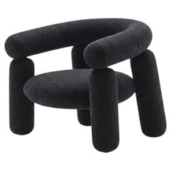 Luxury Italian Contemporary Fabric Armchair Mogg Jeffa by Debonademeo - V_39