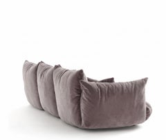 Sofá grande de lujo contemporáneo italiano tapizado en tela «Mogg Alba» de Studio Nove.3 - V31