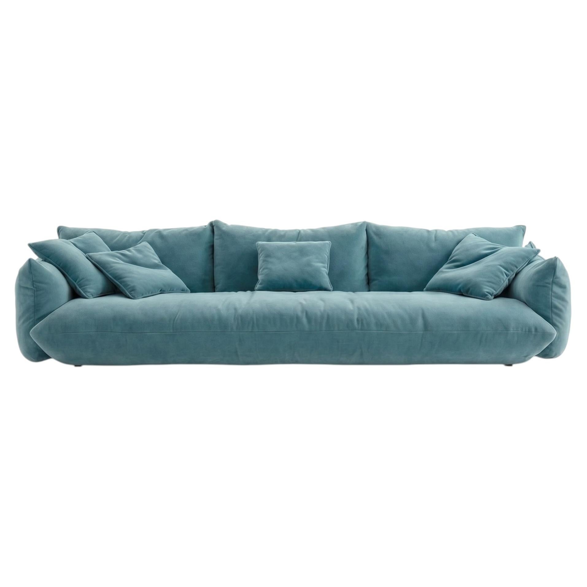 Luxury Italian Contemporary Fabric Large Sofa Mogg Alba by Studio Nove.3 - V36