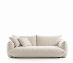 Sofá de salón contemporáneo italiano de lujo con tapizado de tela «Mogg Alba», de Studio Nove.3 - T62