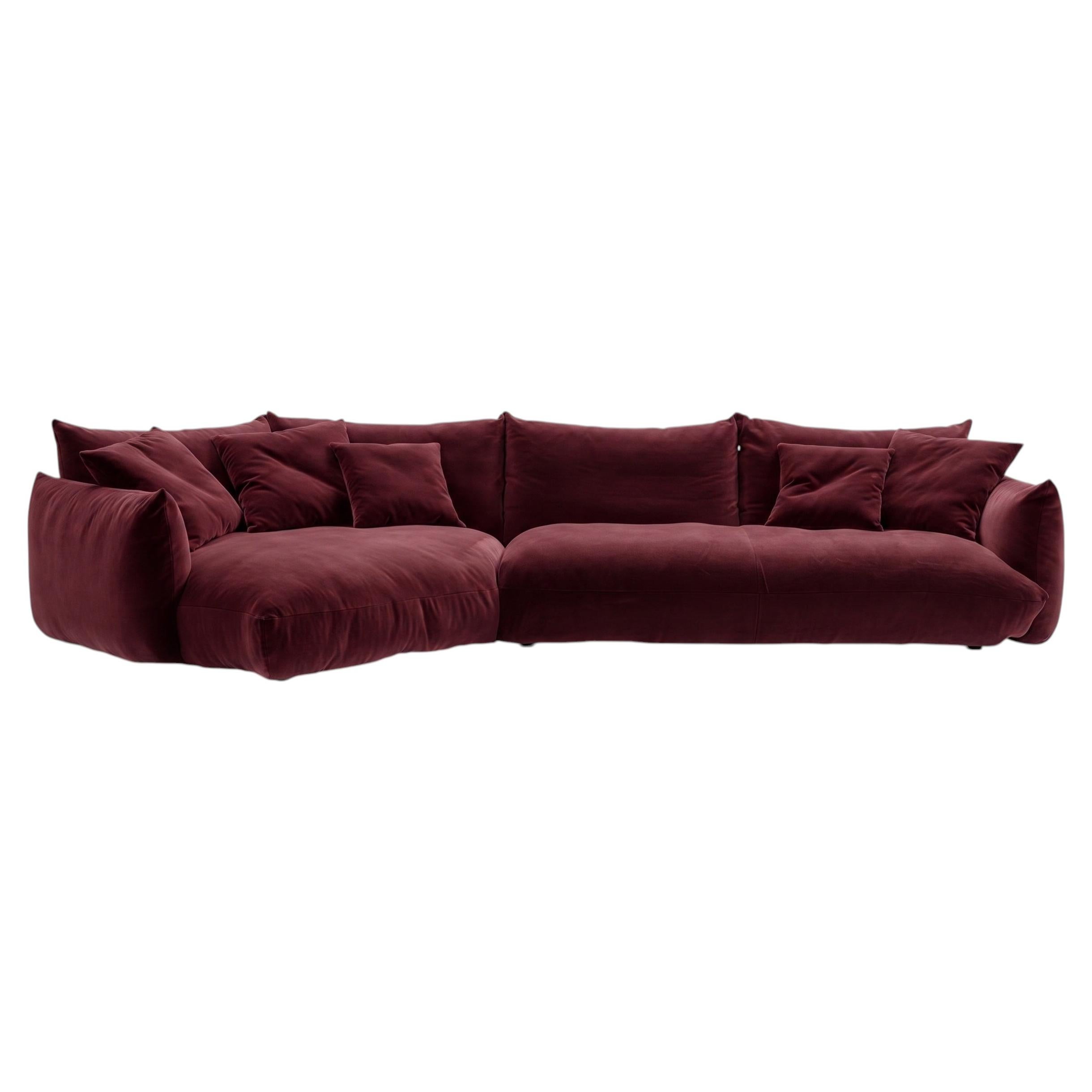Luxury Italian Contemporary Fabric Sofa Mogg Alba by Studio Nove.3 405cm - V_34