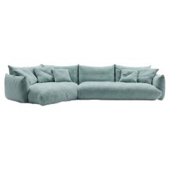 Luxury Italian Contemporary Fabric Sofa Mogg Alba by Studio Nove.3 405cm - V36