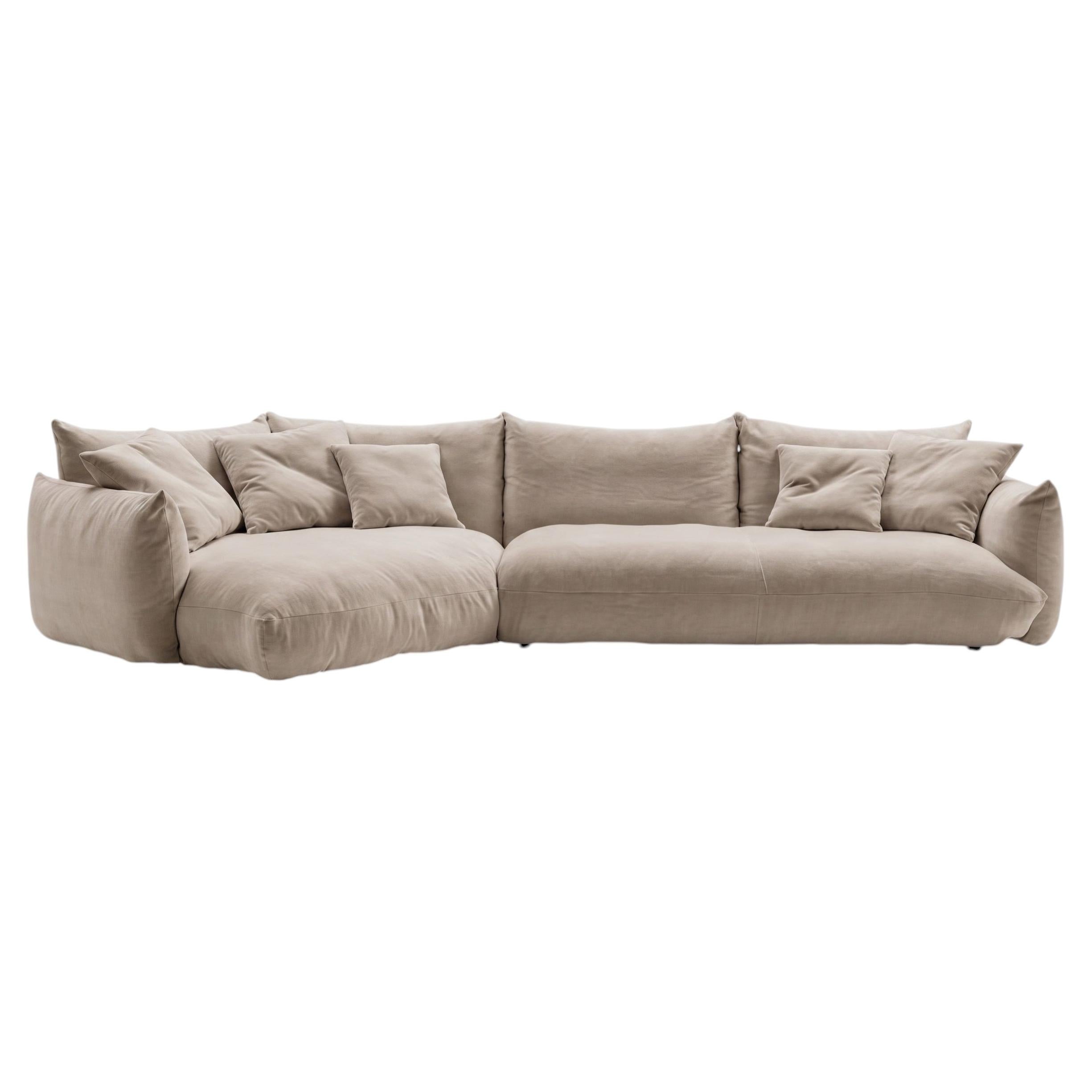 Luxury Italian Contemporary Fabric Sofa Mogg Alba by Studio Nove.3 405cm - V_41