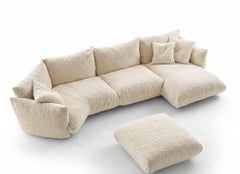 Luxuriöses, modernes italienisches Stoffsofa „Mogg Alba“ von Studio Nove.3 – B01