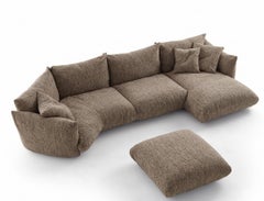 Canapé contemporain italien de luxe en tissu « Mogg Alba » par Studio Nove.3 - P04