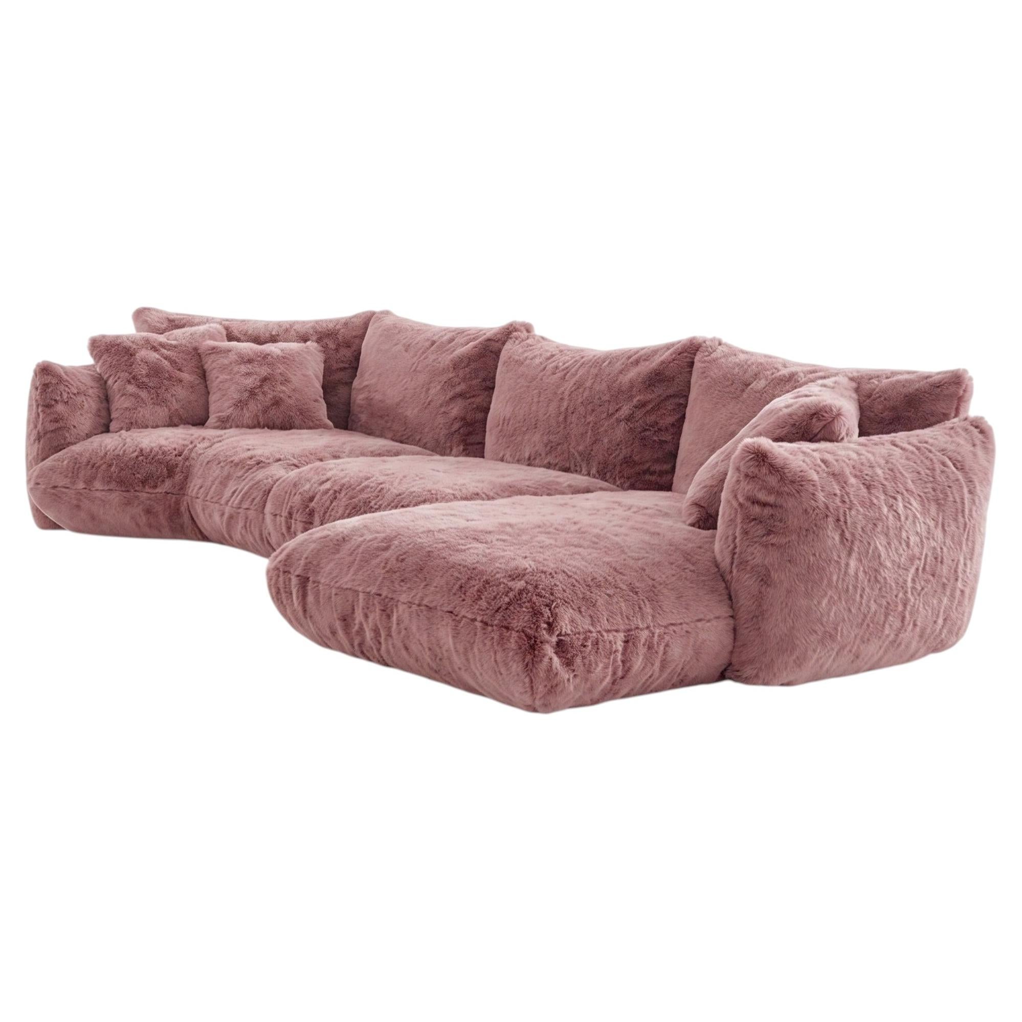Luxury Italian Contemporary Fabric Sofa Mogg Alba by Studio Nove.3 - S020