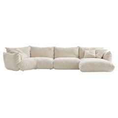 Luxury Italian Contemporary Fabric Sofa Mogg Alba by Studio Nove.3 - T61