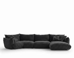 Canapé contemporain italien de luxe en tissu « Mogg Alba » par Studio Nove.3 - V39