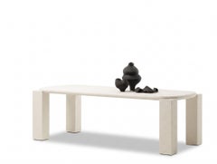 Luxury Italian Dining Table Mogg Hero - Alain Gilles - Hand-spatulated - 240cm