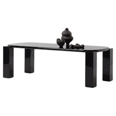 Tavolo da pranzo italiano di lusso Mogg Hero - Alain Gilles laccato RAL 9017 - 240 cm