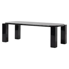 Tavolo da pranzo italiano di lusso Mogg Hero - Alain Gilles laccato RAL 9017 - 300 cm