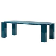 Luxury Italian Dining Table Mogg Hero - Alain Gilles Lacquered RAL5020 - 300cm