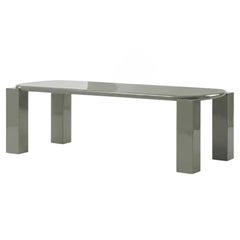 Luxury Italian Dining Table Mogg Hero - Alain Gilles Lacquered RAL7033 - 300cm