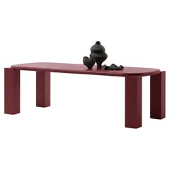 Table de salle à manger italienne de luxe Mogg Hero - Alain Gilles RAL3004 Fabriquée en Italie 240 cm