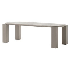 Mesa de comedor italiana de lujo Mogg Hero - Alain Gilles RAL7044 Fabricada en Italia 300 cm