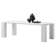 Tavolo da pranzo italiano di lusso Mogg Hero - Alain Gilles RAL9016 Made in Italy 240 cm