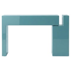 Console di lusso in MDF laccato italiano Mogg Berlino Dainelli Studio RAL 6034