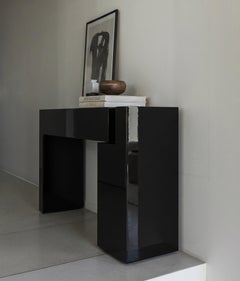 Luxury Italian Lacquered MDF Console Table Mogg Berlino Dainelli Studio RAL 9017