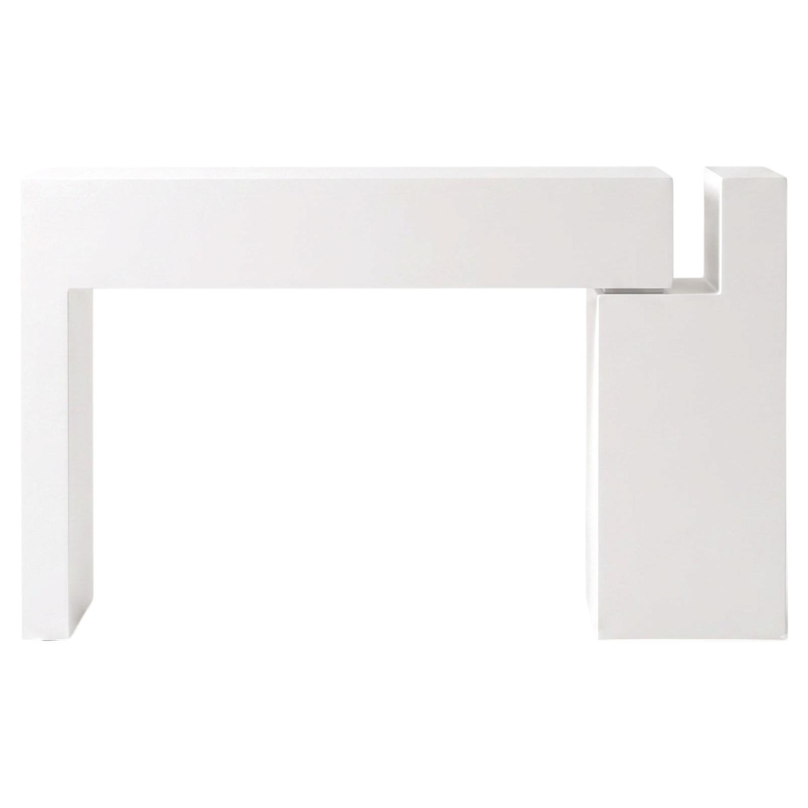 Italian Matt Lacquered MDF Console Table Mogg Berlino - Dainelli Studio RAL9016