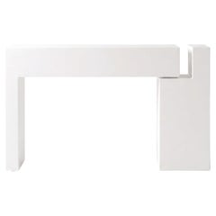 Italian Matt Lacquered MDF Console Table Mogg Berlino - Dainelli Studio RAL9016