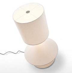 Lámpara de pie italiana de lujo con tela y LED «Mogg Costantina XXL», de Nava+Arosio