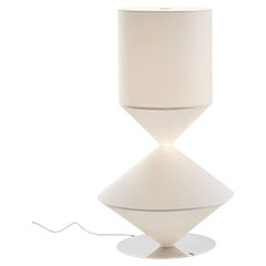 Luxuriöse italienische LED-Stoff-Stehlampe „Mogg Costantina XXL Low“ von Nava+Arosio