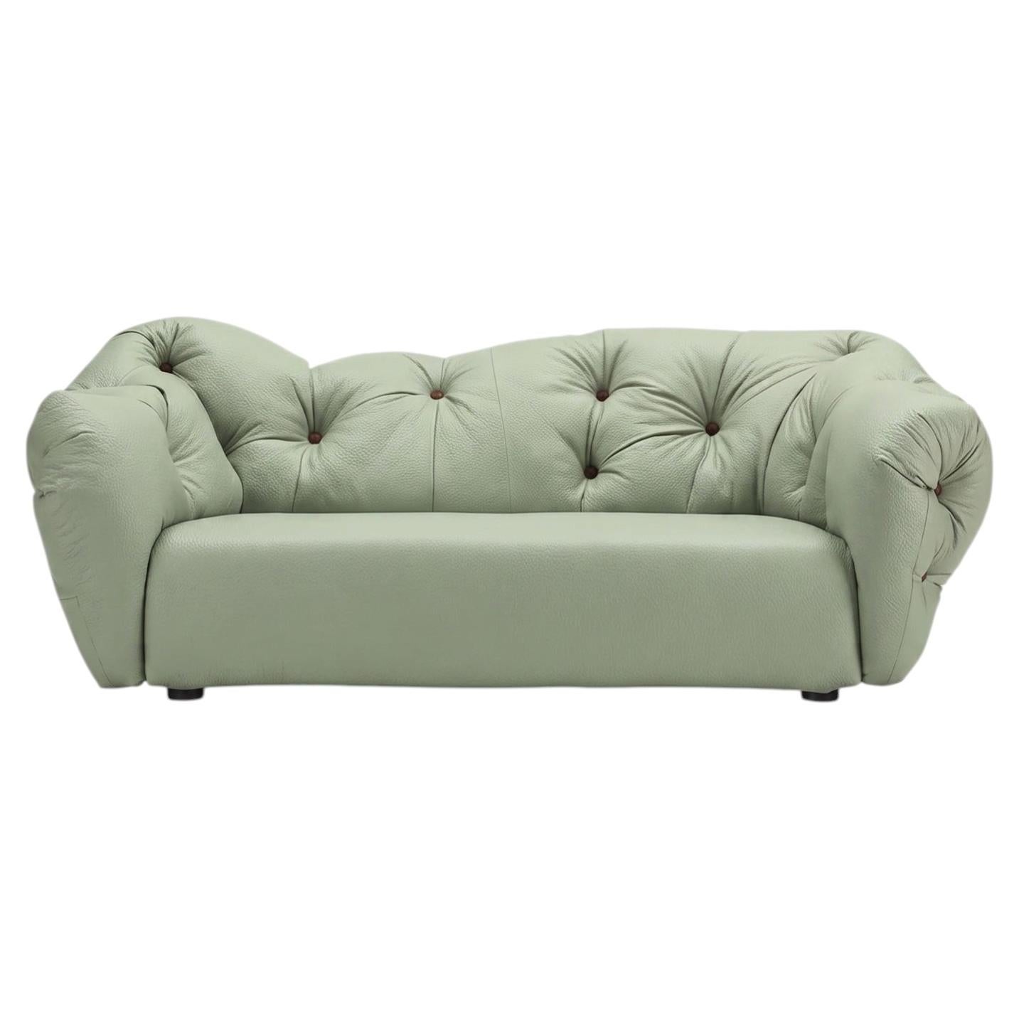 Luxury Italian Lounge Sofa in Leather - Gaetano Pesce for Meritalia Nubola 238cm