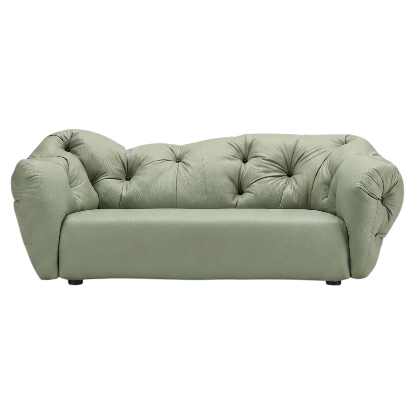 Luxury Italian Lounge Sofa in Leather - Gaetano Pesce for Meritalia Nubola 238cm