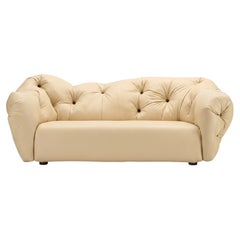 Luxury Italian Lounge Sofa in Leather - Gaetano Pesce for Meritalia Nubola 238cm