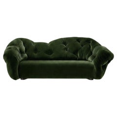 Luxuriöses italienisches Lounge-Sofa aus Samt – Gaetano Pesce für Meritalia „Nubola“ – „Musk“
