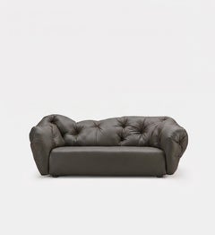 Canapé italien de luxe en cuir - Gaetano Pesce pour Meritalia, modèle Nubola, 277 cm, marron
