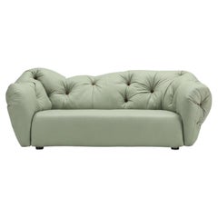 Canapé italien de luxe en cuir - Gaetano Pesce pour Meritalia, modèle Nubola, 277 cm, gris