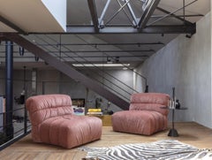 Poltrona imbottita italiana di lusso Mogg Pepla Design Bellavista & Piccini V_33